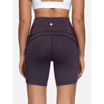 QUEENIEKE Sports Shorts 4.5“/6" Inseam High Waist 3-Pocket Running Shorts for Women 70822