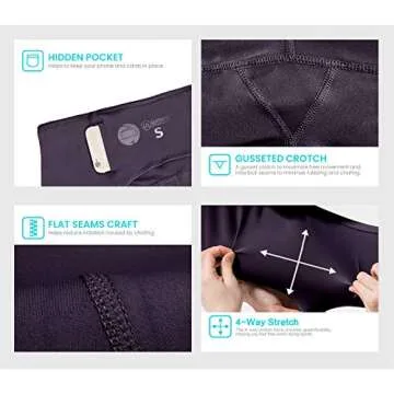 QUEENIEKE High Waist 3-Pocket Sports Shorts for Women