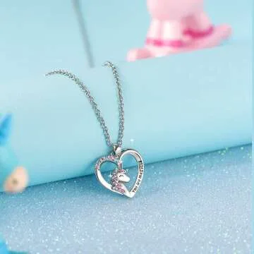 Magical Shonyin Unicorn Necklace with CZ Pendant