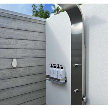 Alora 16oz Refillable Shampoo and Conditioner Dispenser Bottles - Set of 3 - Pump Bottle Dispenser for Shampoo, Conditioner, Body Wash - Empty Plastic Refillable Containers for Shower, Matte White