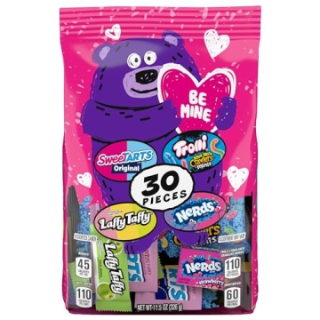 SweeTARTS Valentine's Day Be Mine 30 Candy Variety Pack