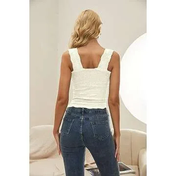 MISSACTIVER Women Summer Crop Tank Top - Stylish & Comfortable