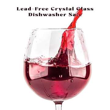 Giant Wine Glass Set of 2 - Oversized 750ml Glasses