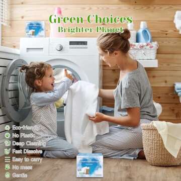 Laundry Detergent Sheets - Laundry Sheets Detergent No Plastic Recyclable Packaging,Washing Detergen...