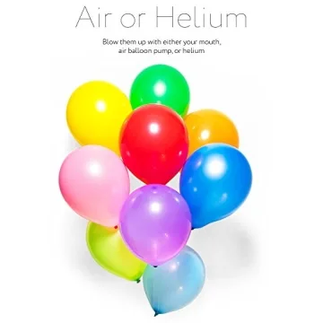 Dusico® 100 Pack Rainbow Latex Balloons for Celebrations