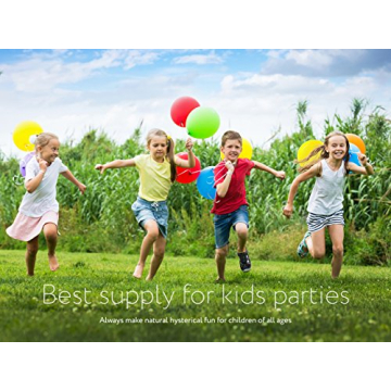 Dusico® 100 Pack Rainbow Latex Balloons for Celebrations