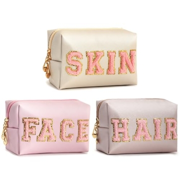 Stylish Vorey 3PCS Makeup Bag Set for Travel