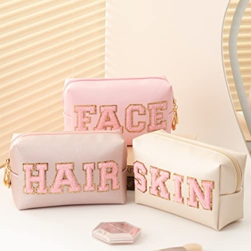 Stylish Vorey 3PCS Makeup Bag Set for Travel