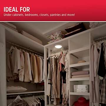 Energizer LED Tap Light - Battery Operated, Wireless Puck Lights