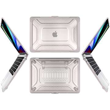 Durable MacBook Protective Case with Ergonomic Kickstand