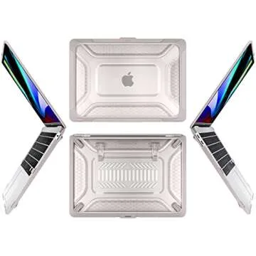 Durable MacBook Protective Case with Ergonomic Kickstand