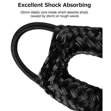 Premium Bungee Boat Dock Line - 4 Pack for All Boats