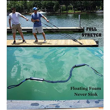 Premium Bungee Boat Dock Line - 4 Pack for All Boats