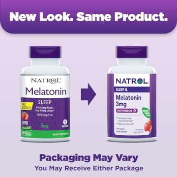 Natrol Melatonin 3 mg Fast Dissolve, 150 Strawberry Tablets