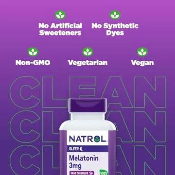 Natrol Melatonin 3 mg Fast Dissolve, 150 Strawberry Tablets