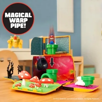 Super Mario Van Playset with Mini Mario Figure for Kids