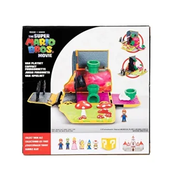 Super Mario Van Playset with Mini Mario Figure for Kids