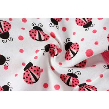 Boboking Soft Cotton Panties for Girls (Pack of 6) - Ages 6-7