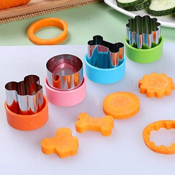 Fun 24 pcs Vegetable Cutter Set for Kids Meals