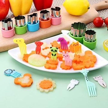 Fun 24 pcs Vegetable Cutter Set for Kids Meals
