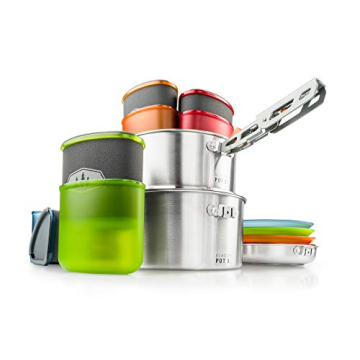 GSI Outdoors Glacier Stainless Camper Set for Camping