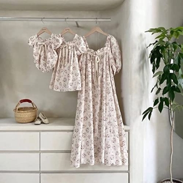 Fernvia Newborn Toddler Baby Girl Romper Vintage Boho Floral Print Short Sleeve Summer Clothes 3 6 12 18 24 Months