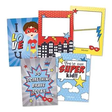 25 Superhero Lunch Box Notes for Kids - Inspirational Cards