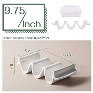 DOWAN Budle- Appetizer Serving Tray and Taco Holder