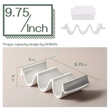 DOWAN Budle- Appetizer Serving Tray and Taco Holder