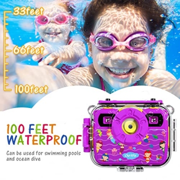 Ourlife Kids Waterproof Camera for Young Photographers