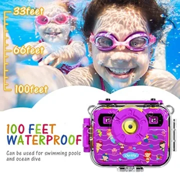 Ourlife Kids Waterproof Camera for Young Photographers