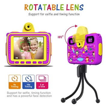 Ourlife Kids Waterproof Camera for Young Photographers