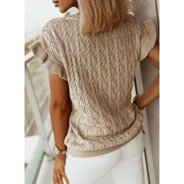 Dokotoo Women’s Fashion Spring Summer Tops - Trendy & Comfortable Pullovers