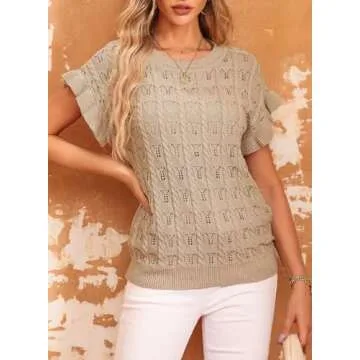 Dokotoo Lightweight Trendy Summer Sweater for Women