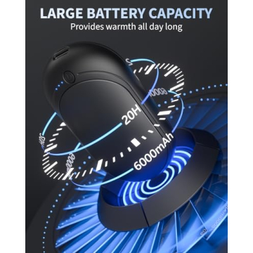 Portable Electric Hand Warmers by KNIFOD - Rechargeable Warmth