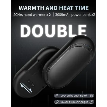 Portable Electric Hand Warmers by KNIFOD - Rechargeable Warmth
