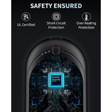 Portable Electric Hand Warmers by KNIFOD - Rechargeable Warmth