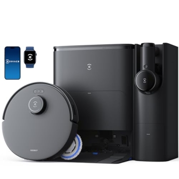 ECOVACS DEEBOT T30S Combo Robot Vacuum and Mop, All-in-One Cleaning Hub, 11000Pa, ZeroTangle Technol...