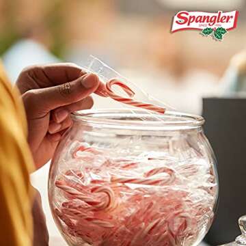 Spangler Red and White Peppermint Mini Canes 240 Count Box