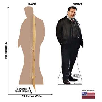 Advanced Graphics Jacob Kowalski Life Size Cardboard Cutout Standup - Fantastic Beasts and Where to Find Them (2016 Film)