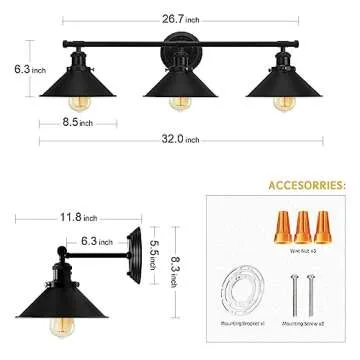 Alynzee Farmhouse Vanity Light Fixtures for Your Home