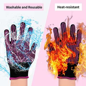 HTVRONT Heat Resistant Gloves for Sublimation and More