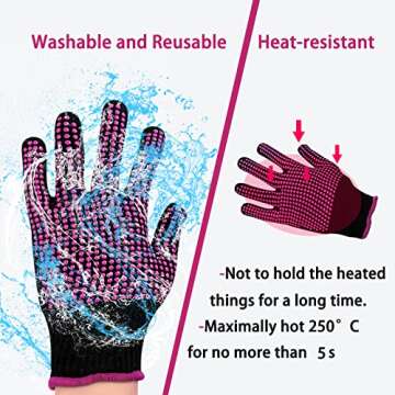 HTVRONT Heat Resistant Gloves for Sublimation and More