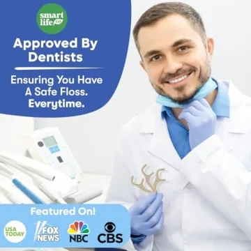 Eco-Friendly Biodegradable Dental Floss Picks by SmartLifeco