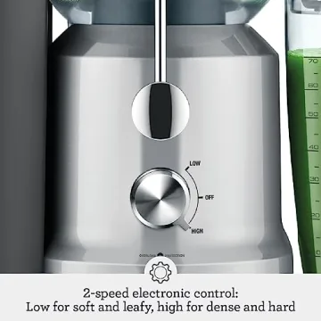 Breville RM-BJE430SIL Juicer, Renewed Brushed Steel