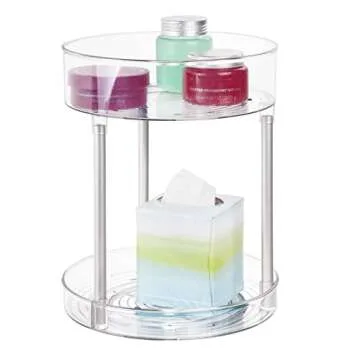 mDesign Stylish Spinning Organizer for Beauty Products