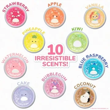 Squishmallows Slime Mix-Ins, 10-Pack of Fun for Kids