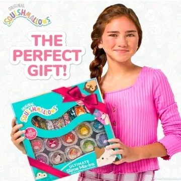 Squishmallows Slime Mix-Ins, 10-Pack of Fun for Kids