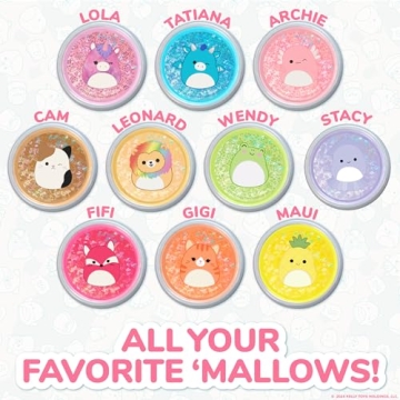 Squishmallows Slime Mix-Ins, 10-Pack of Fun for Kids