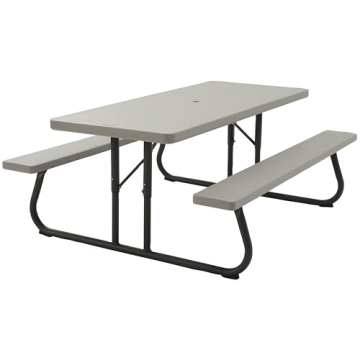Lifetime 6-Foot Folding Picnic Table – Perfect for Events